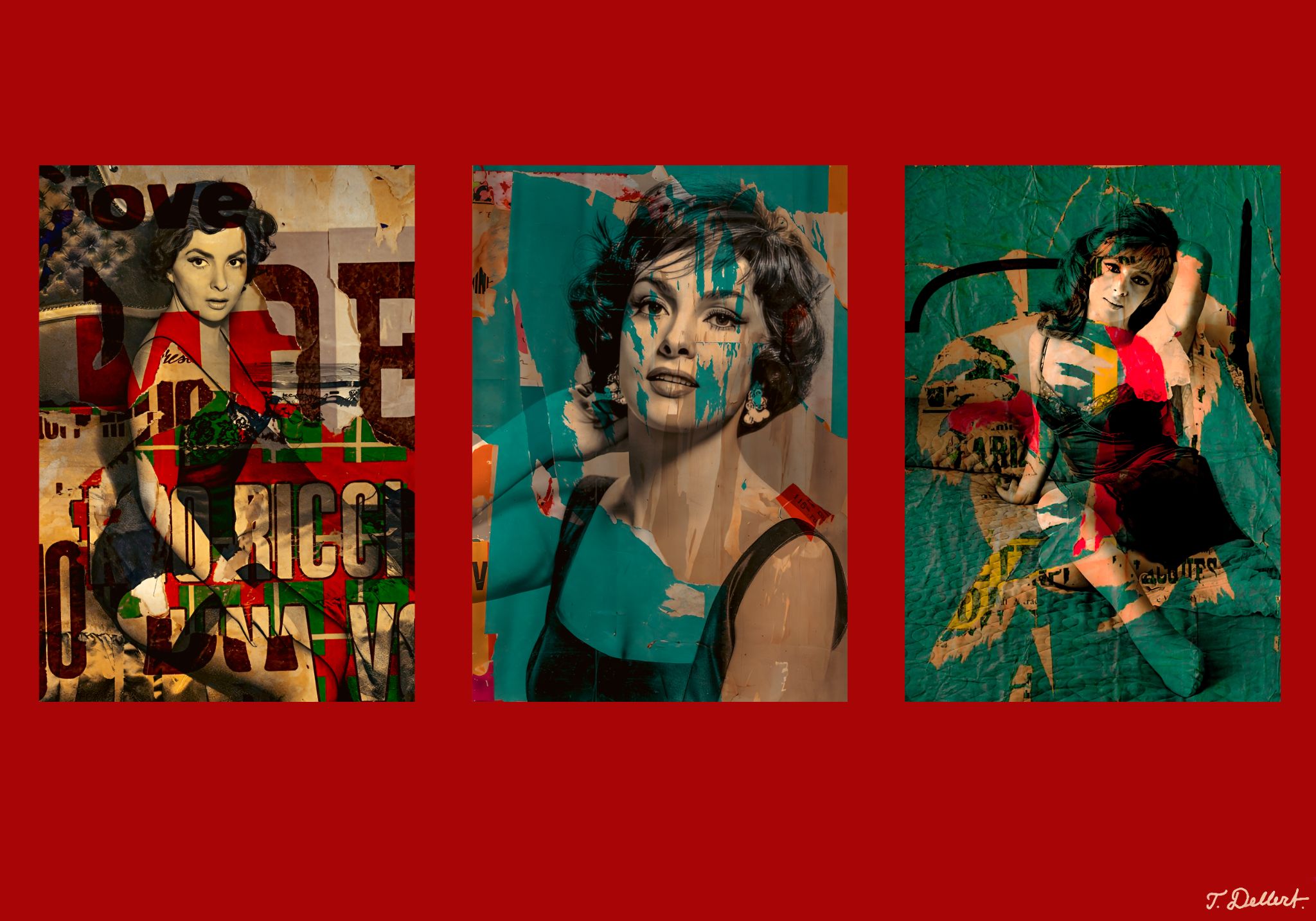 GINA triptych 